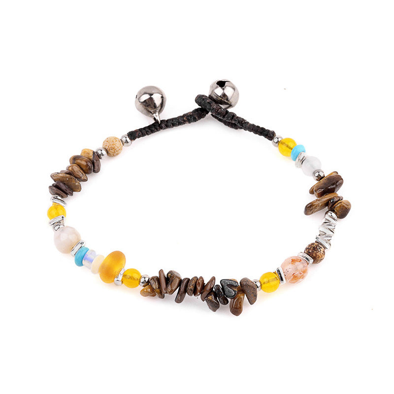 Natural Crystal Bracelets – Handcrafted Gemstone Jewelry with Stone Chip Beads