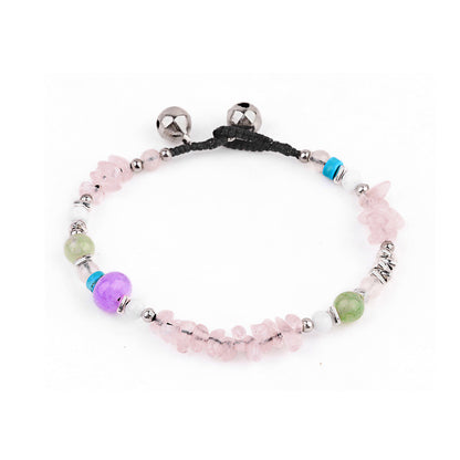 Natural Crystal Bracelets – Handcrafted Gemstone Jewelry with Stone Chip Beads